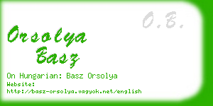 orsolya basz business card